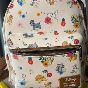Disney Loungefly Dogs and Cats and Flowers